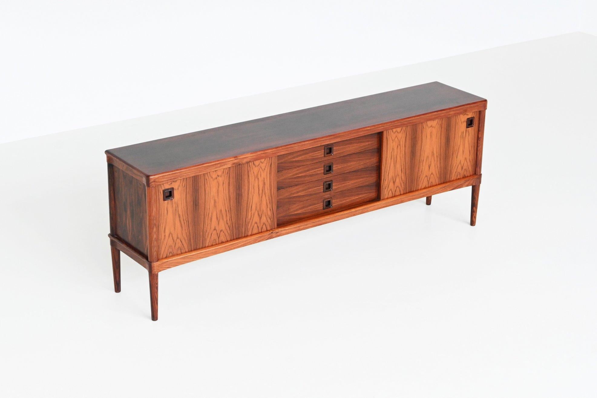H.W. Klein sideboard in rosewood Bramin Denmark 1960 9