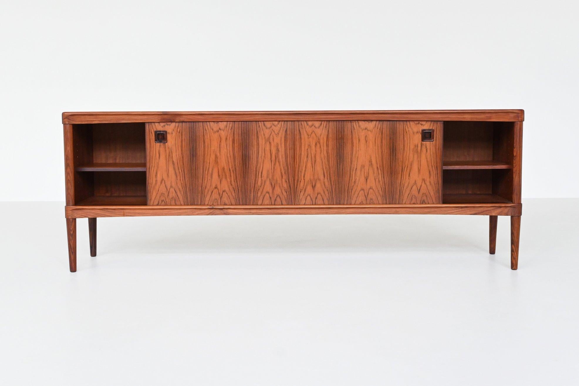 Scandinavian Modern H.W. Klein sideboard in rosewood Bramin Denmark 1960