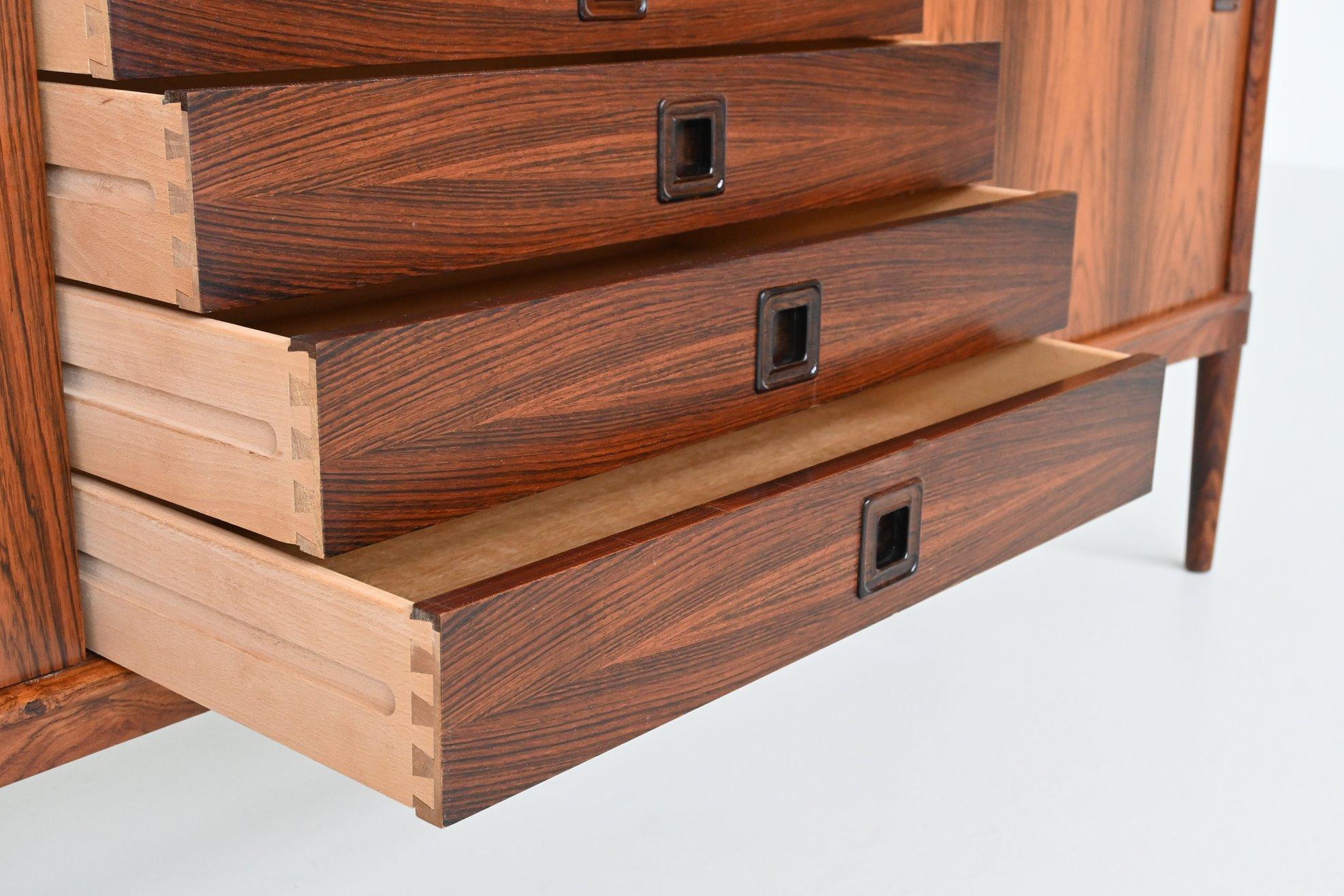 Rosewood H.W. Klein sideboard in rosewood Bramin Denmark 1960