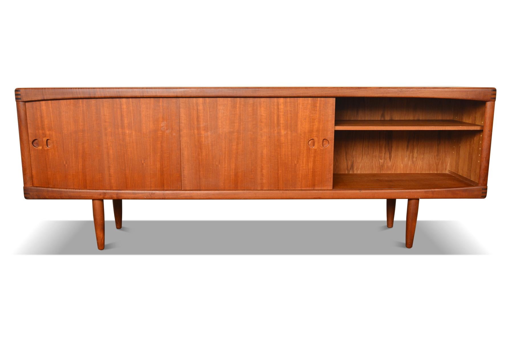 H.W. Klein Teak and Rosewood Danish Modern Credenza  In Good Condition For Sale In Berkeley, CA