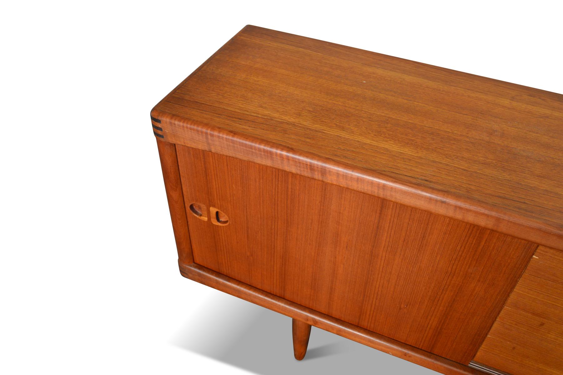 Teak H. H. Credenza moderna danese in teak e palissandro A. Klein in vendita