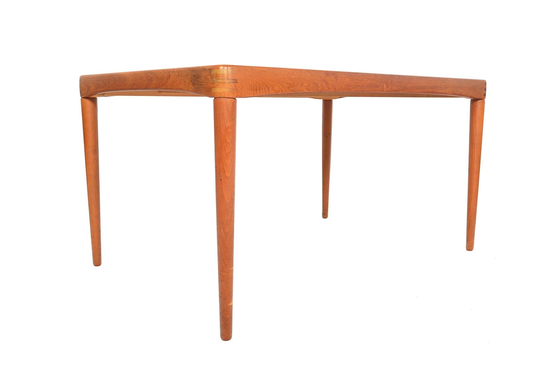 H.W. Klein Teak and Rosewood Danish Modern Midcentury Dining Table for Bramin In Good Condition In Berkeley, CA