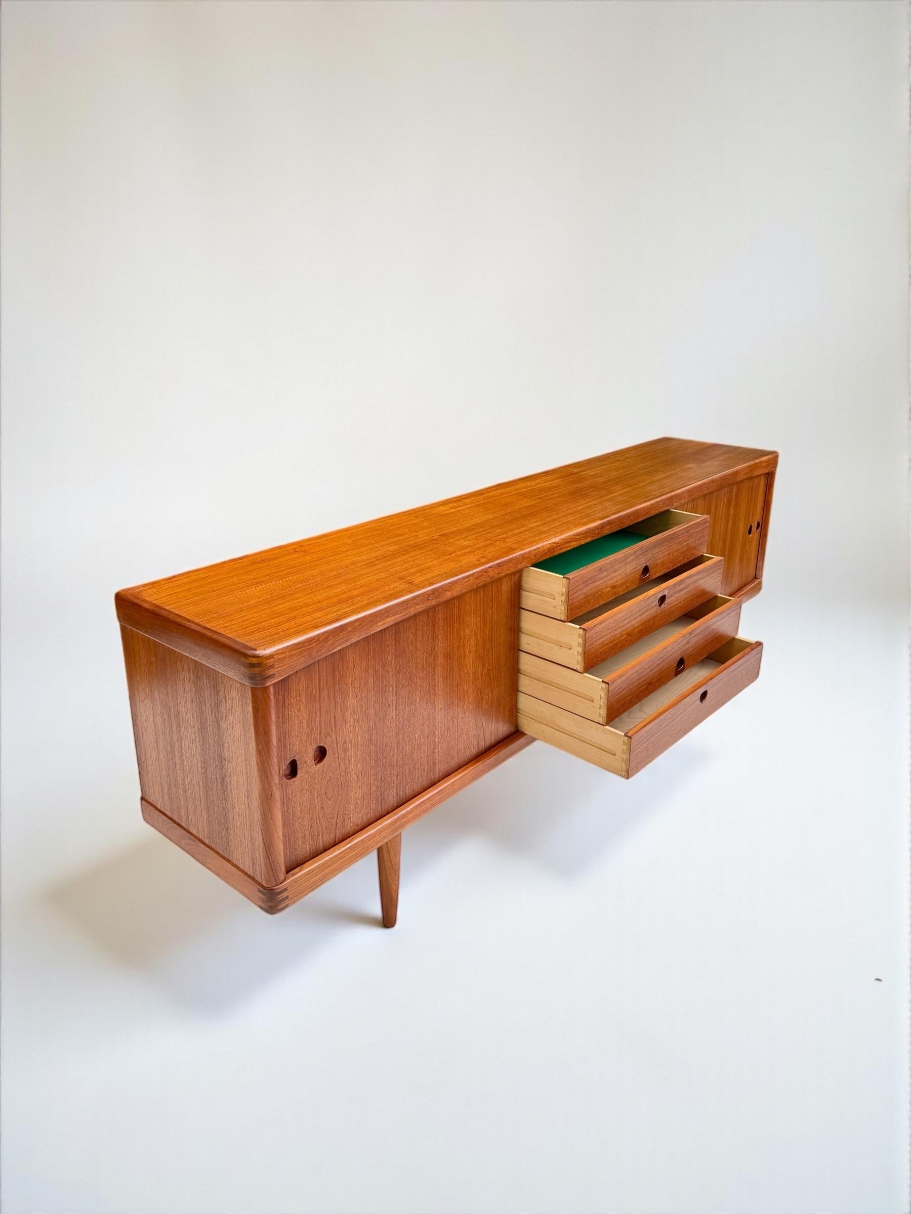 Danish H.W. Klein Teak Sideboard for Bramin, Denmark 1960's For Sale