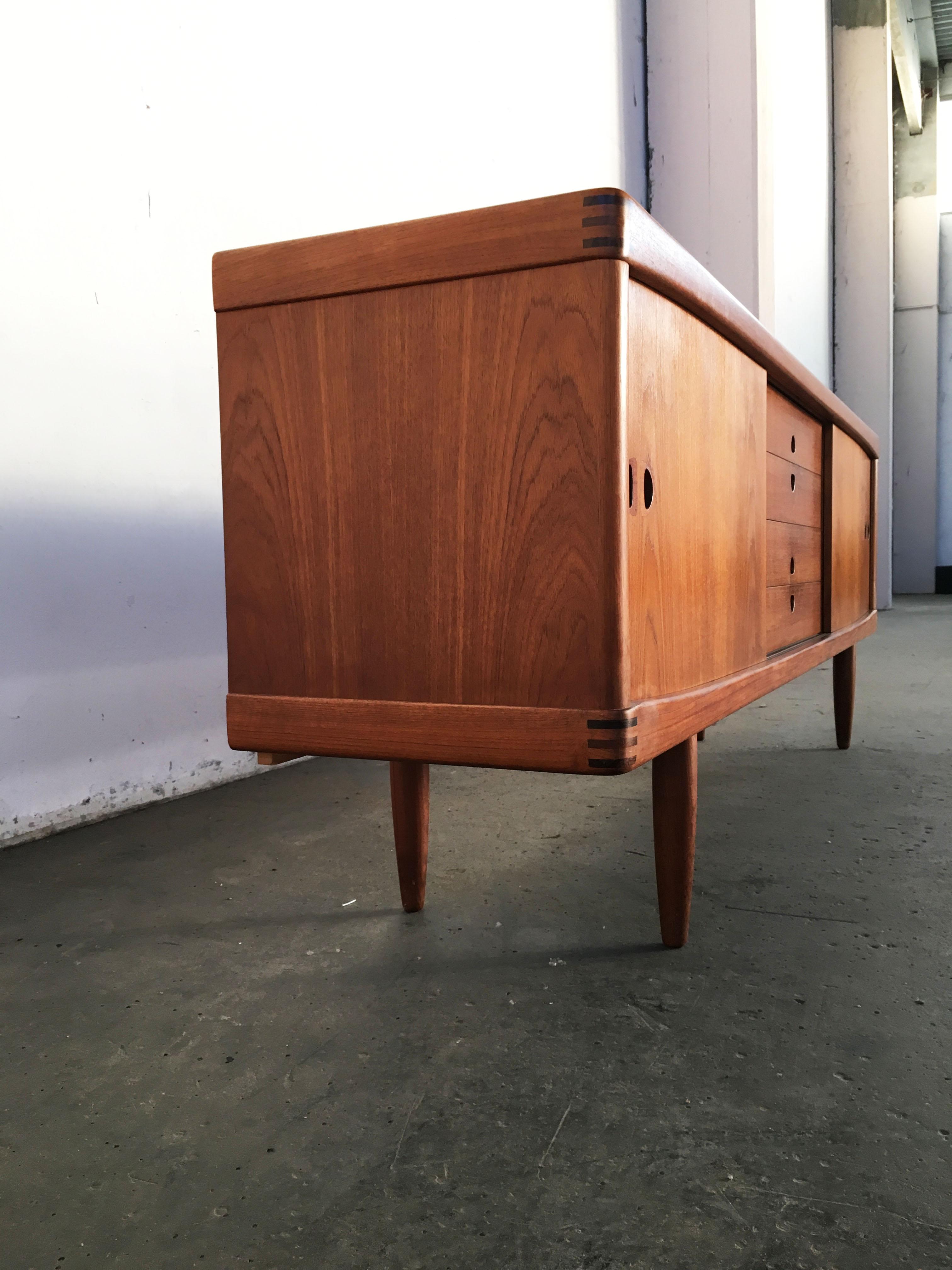 HW Klein Teak Sideboard Manufactured by Bramin, Denmark, 1960s For Sale 13