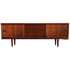 HW Klein Teak Sideboard Manufactured by Bramin, Denmark, 1960s