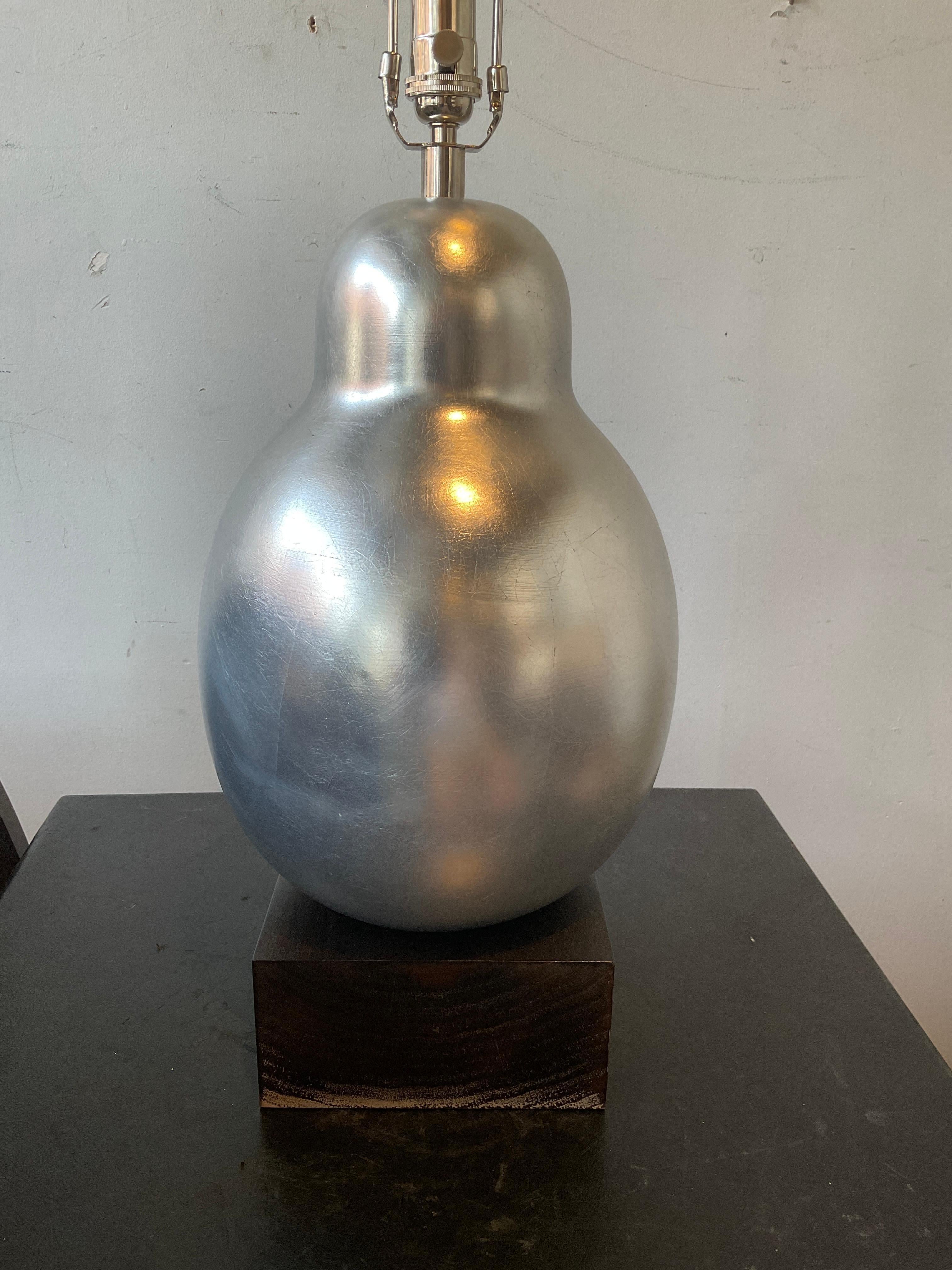 Lampade a foglia d'argento Hwang Bishop In condizioni buone in vendita a Tarrytown, NY