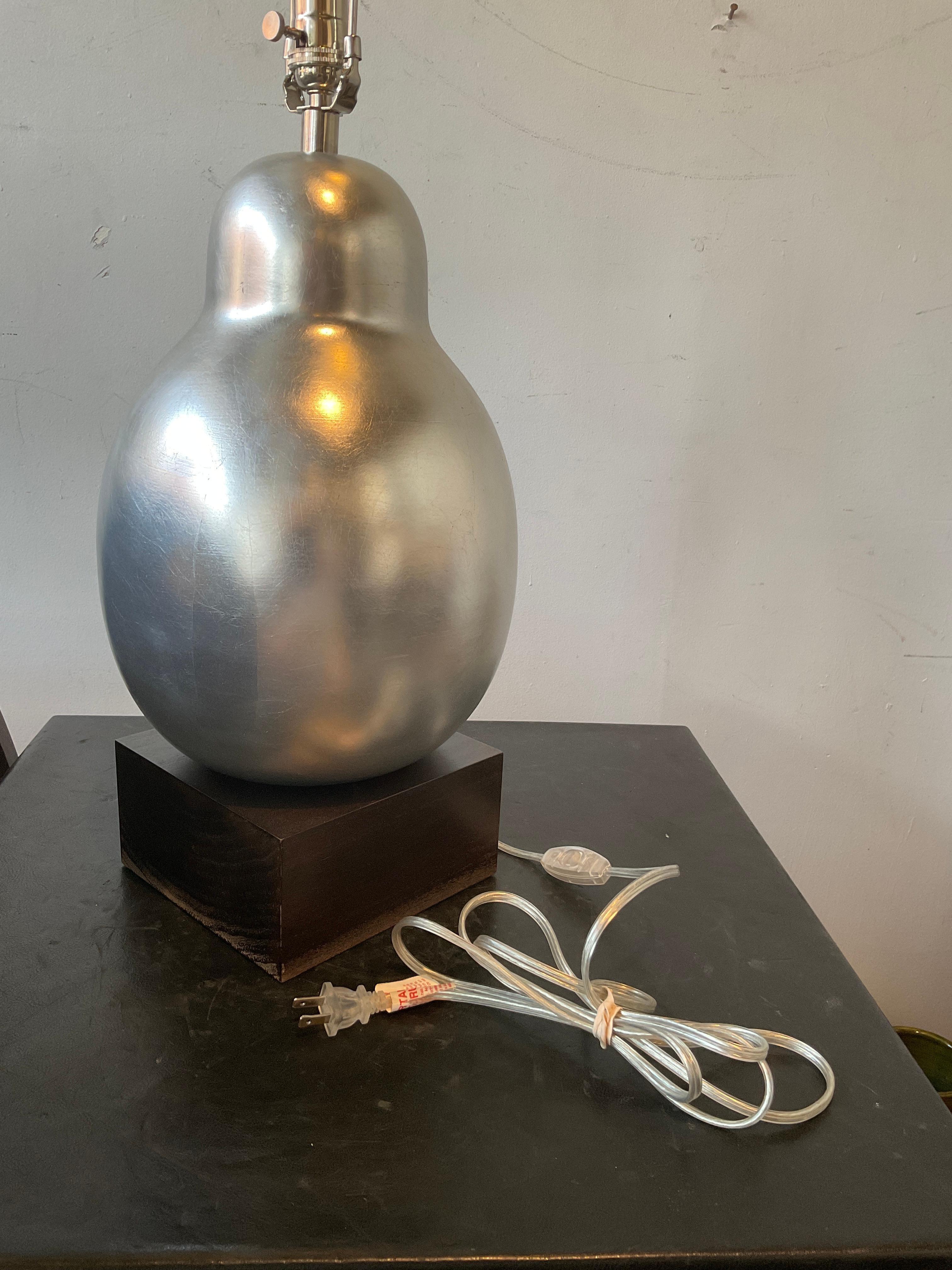 Lampade a foglia d'argento Hwang Bishop in vendita 1