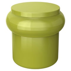 Hya B Green Glazed Ceramic Stool