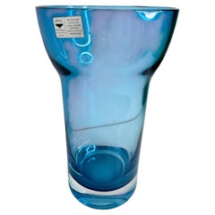 Hyacinth Glass Vase by Gral Glas in Blue, circa 1970s