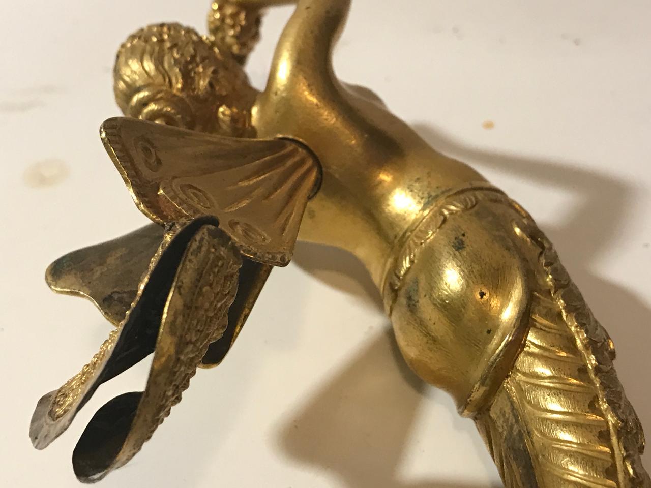 FRENCH 19TH C MERMAID EWER HANDLE   For Sale 6