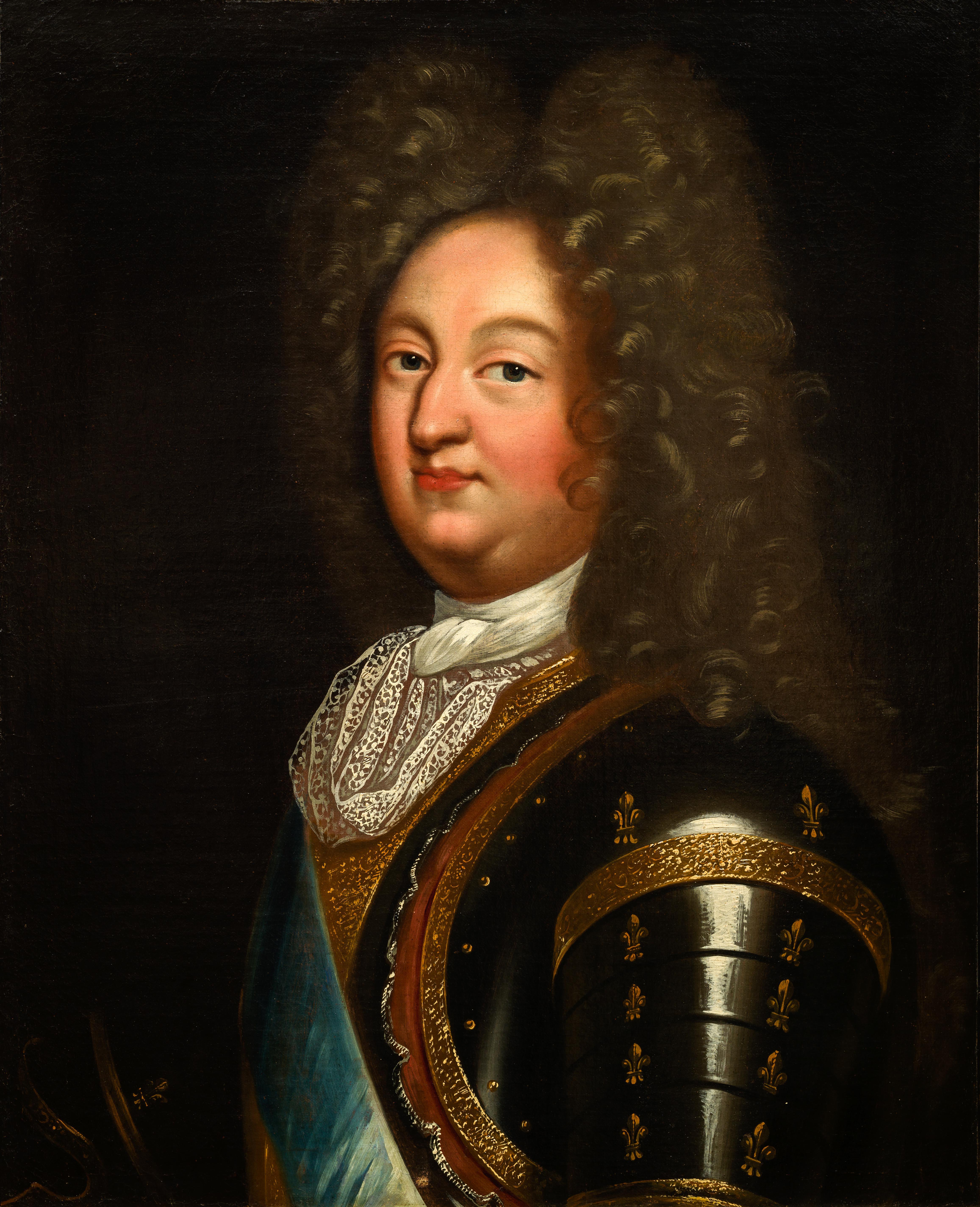 Louis XIV's portrait  - Painting by Hyacinthe Rigaud
