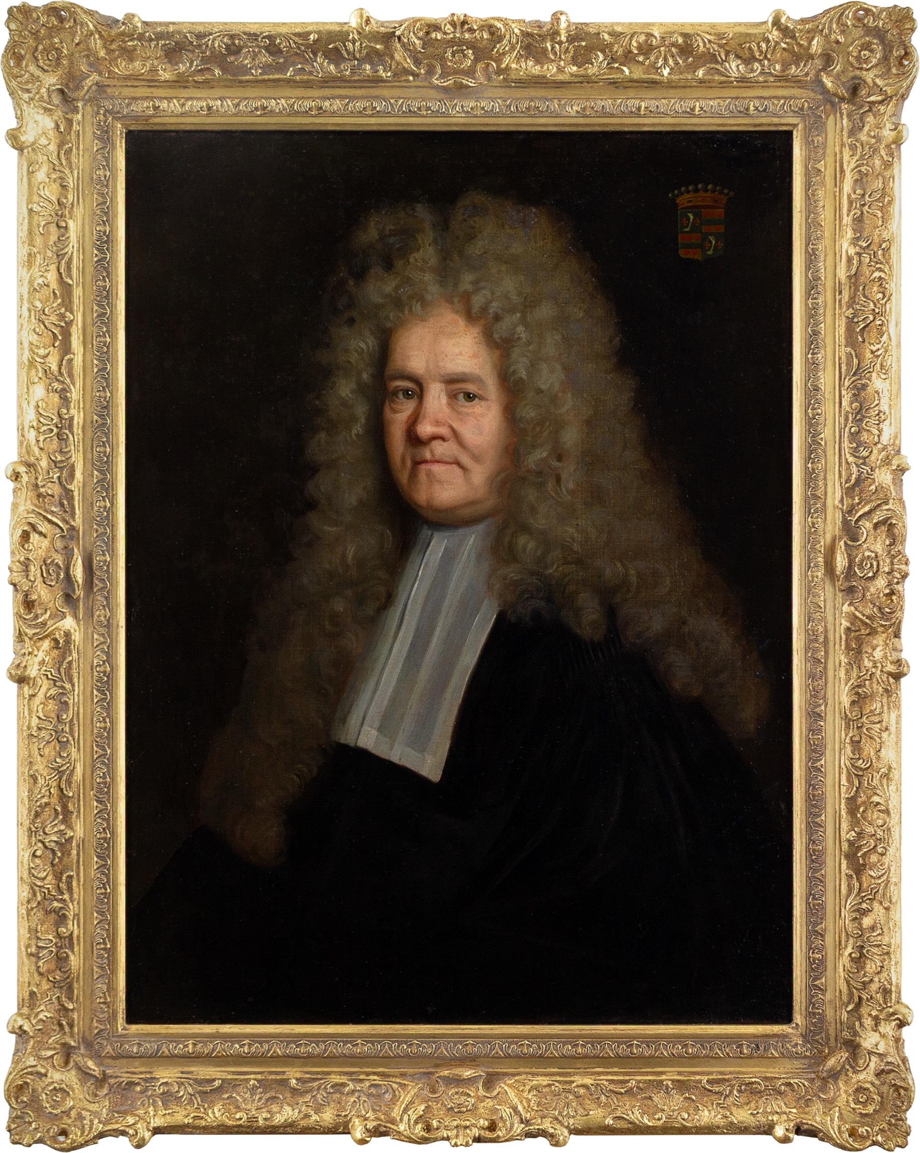 Portrait Of A Member Of The Greder Family, Late 17th-Century Oil Painting