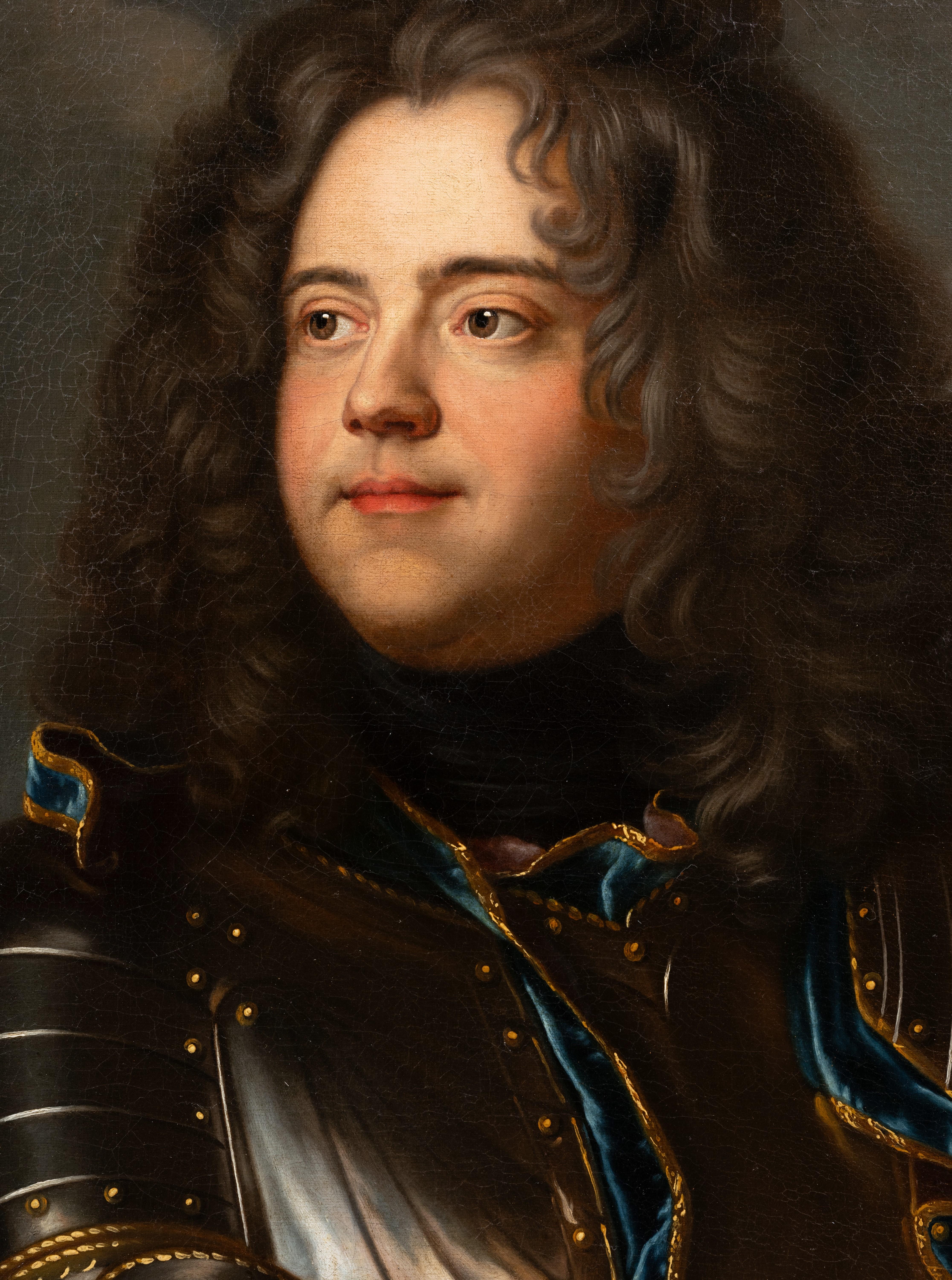 Portrait of count Evreux, French, 18th c. studio of Hyacinthe Rigaud, circa 1705 For Sale 5