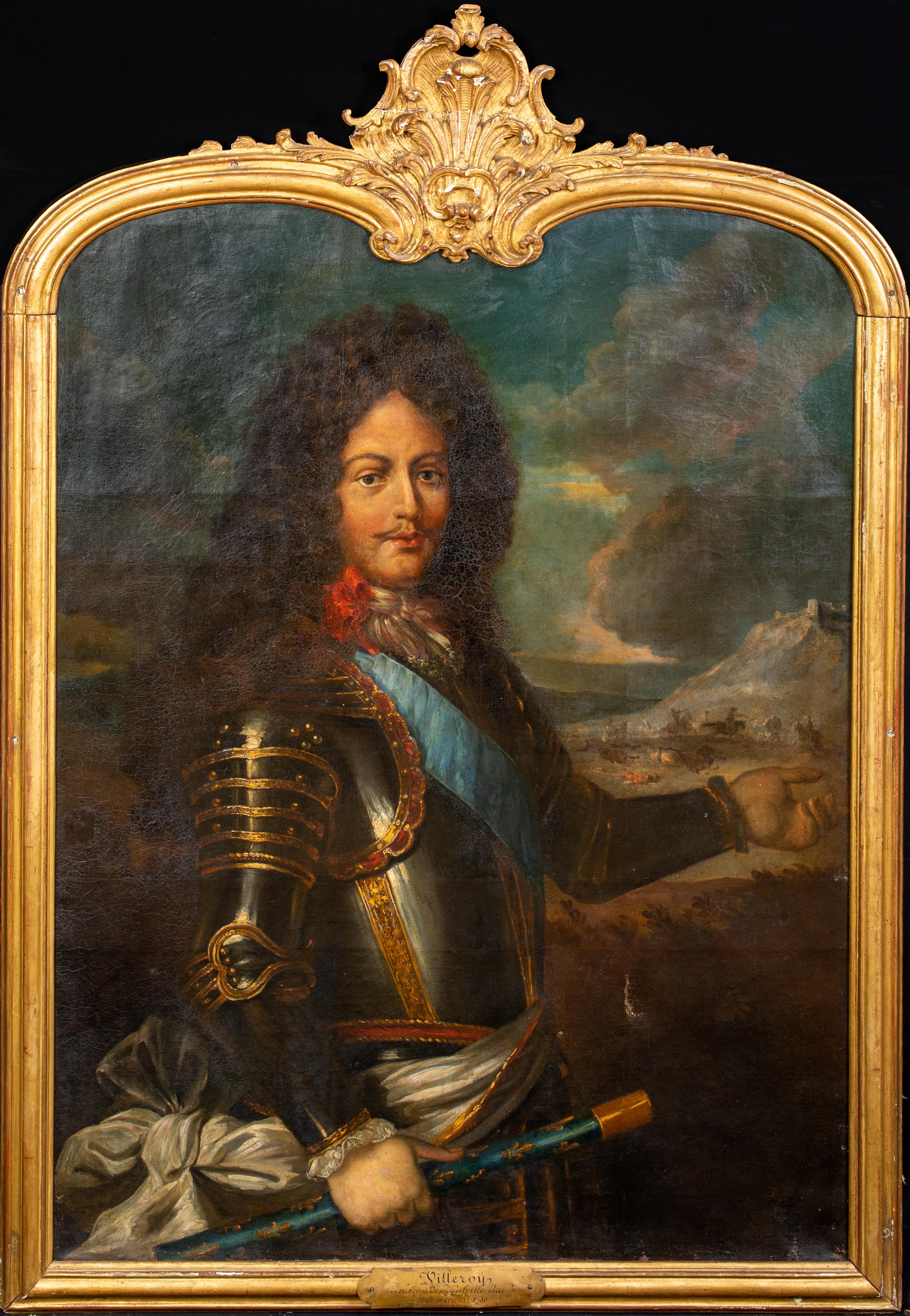 Hyacinthe Rigaud Portrait Painting - Portrait of François de Neufville, Duc de Villeroy (1644-1730), 17th Century