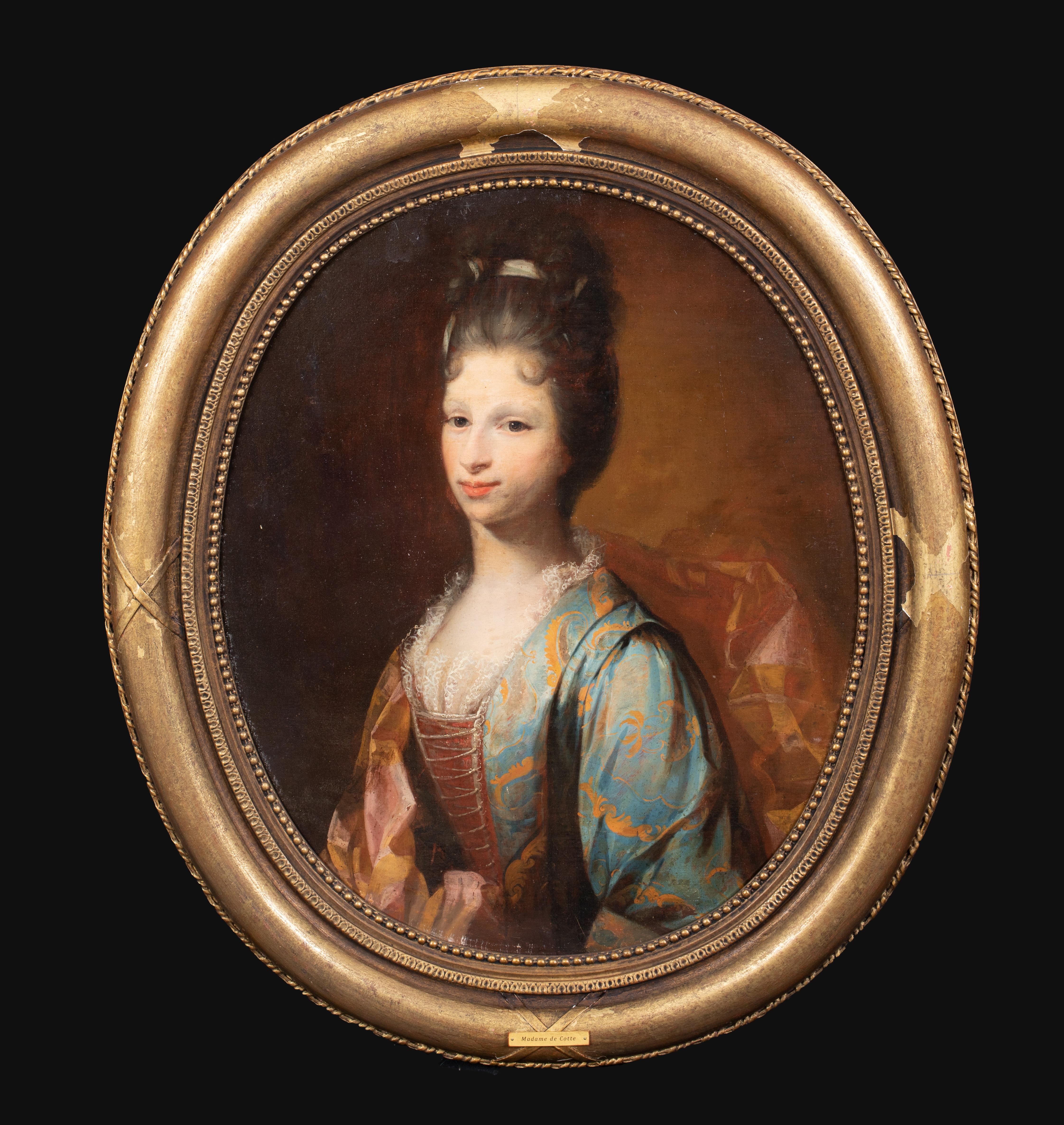 Portrait Of Madame De Cotte, circa 1710 - Painting by Hyacinthe Rigaud
