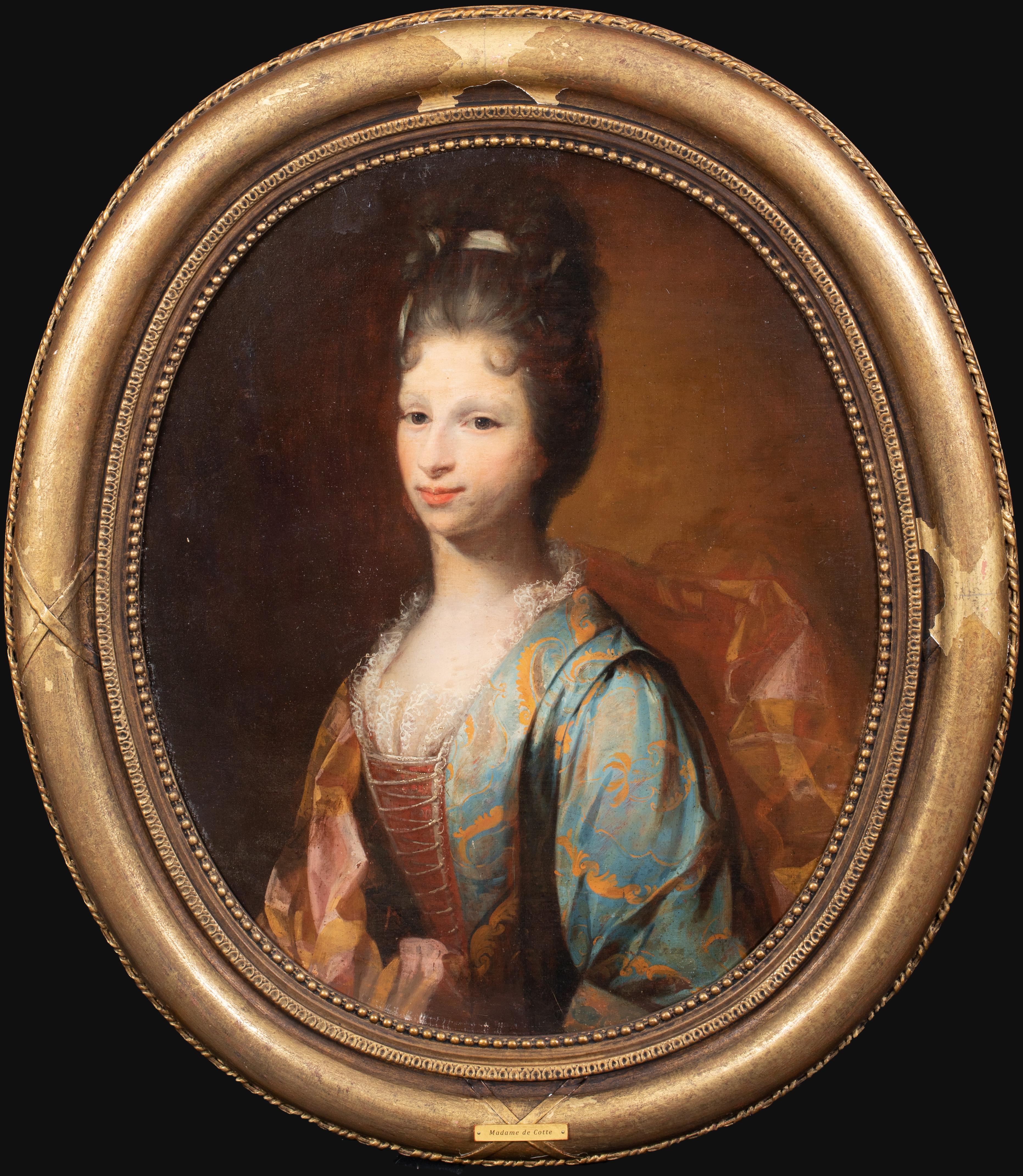 Hyacinthe Rigaud Portrait Painting - Portrait Of Madame De Cotte, circa 1710