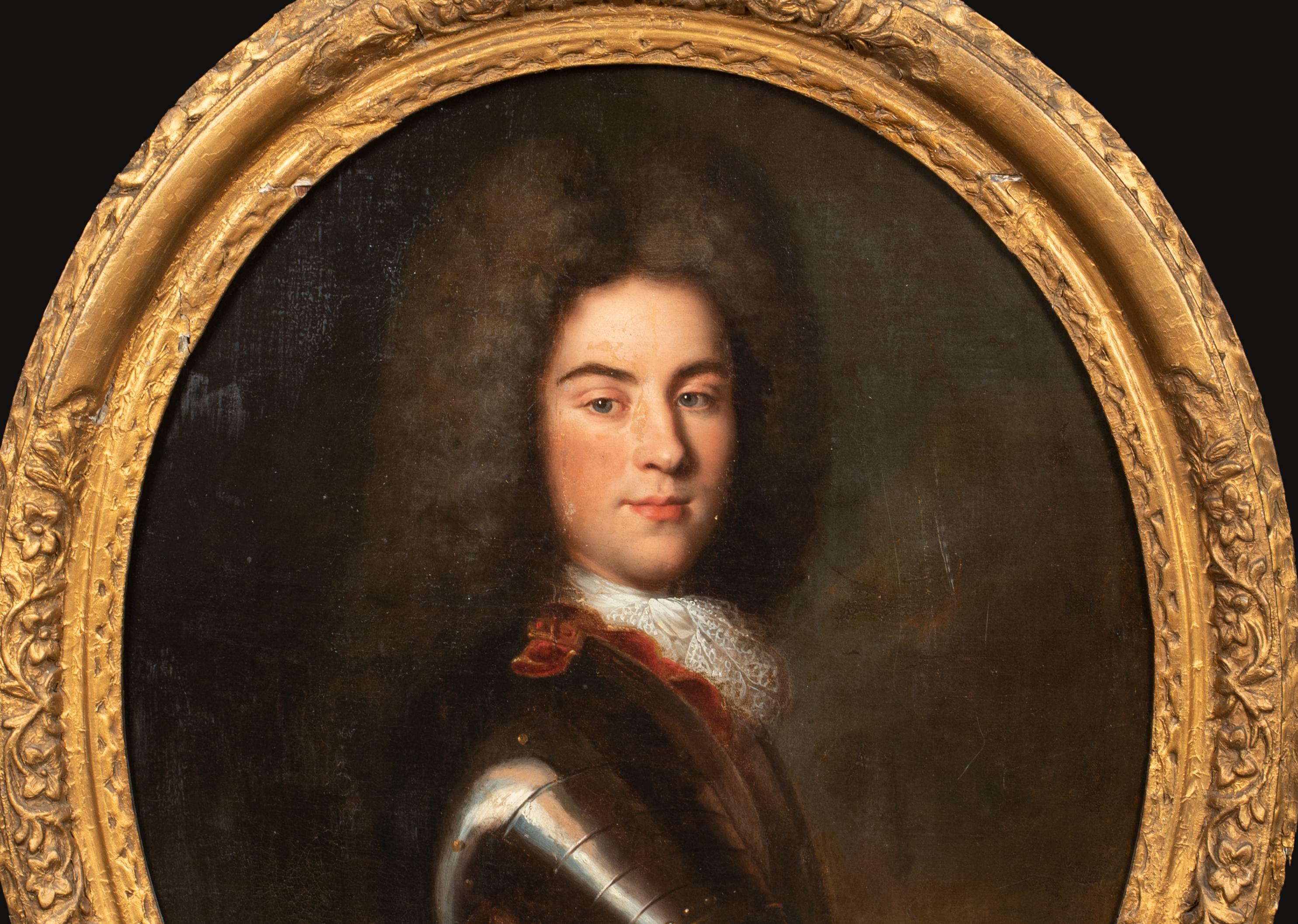 Portrait de Marie Adlade de Savoie (1685-1712), duchesse de Bourgogne 17ème siècle 

L'une des deux pièces que nous vendons, l'autre du duc de Bourgogne (1682-1712)

Atelier de Hyacinthe RIGAUD (1659-1743)

Grand portrait du XVIIe siècle de Maria