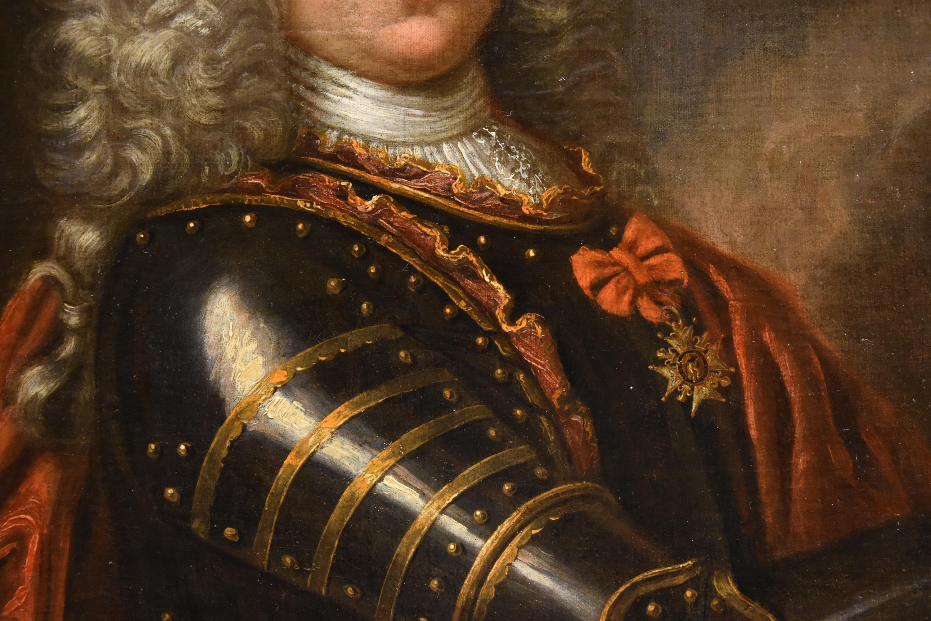 Portrait Gentleman Rigaud 18th Century Paint Oil on canvas Old master French Art For Sale 5