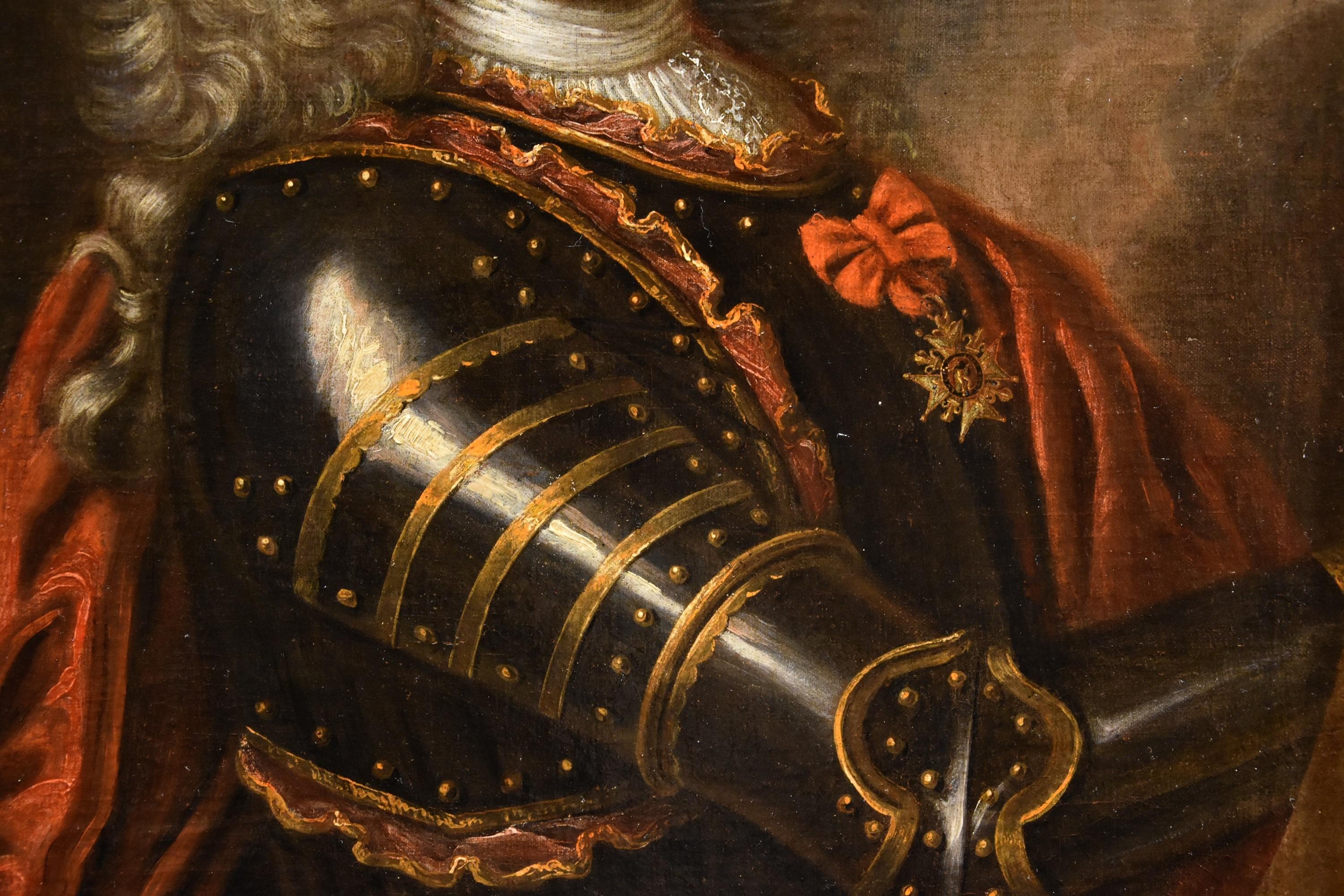 Portrait Gentleman Rigaud 18th Century Paint Oil on canvas Old master French Art For Sale 4