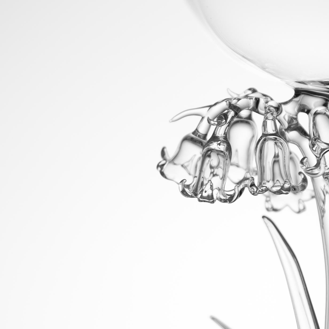 Hyacinthoides Non-Scripta Cocktail Glass For Sale 8