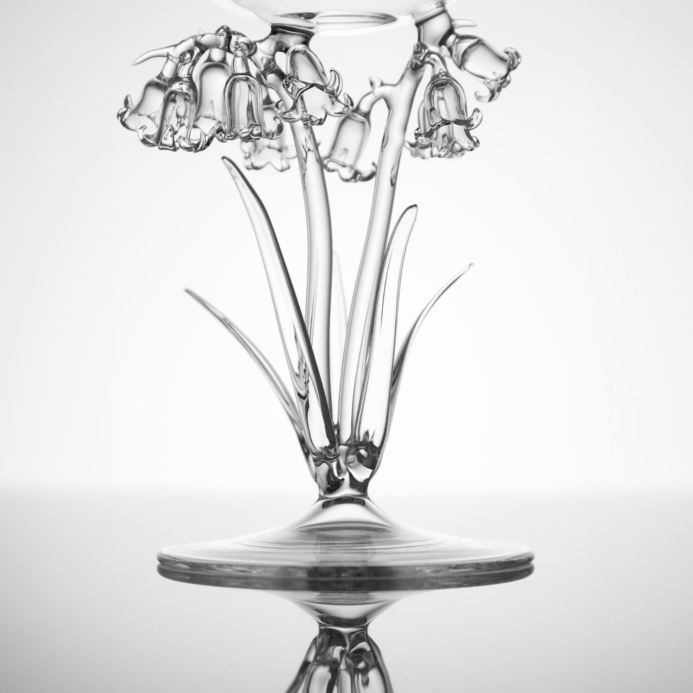 Hyacinthoides Non-Scripta Cocktail Glass For Sale 2