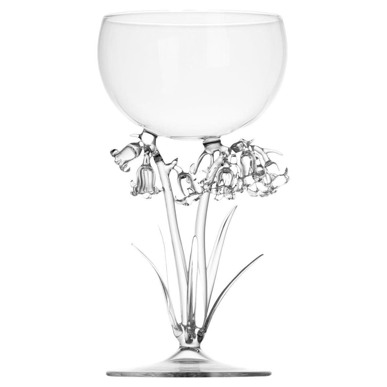 Hyacinthoides Non-Scripta Cocktail Glass For Sale