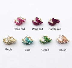 Hyacinthus Hoop Earrings