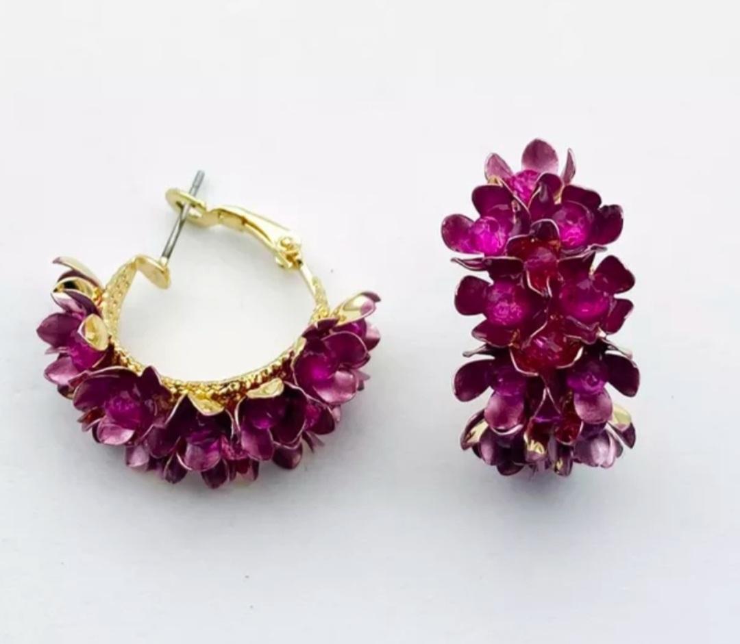 Hyacinthus Hoop Earrings For Sale 2