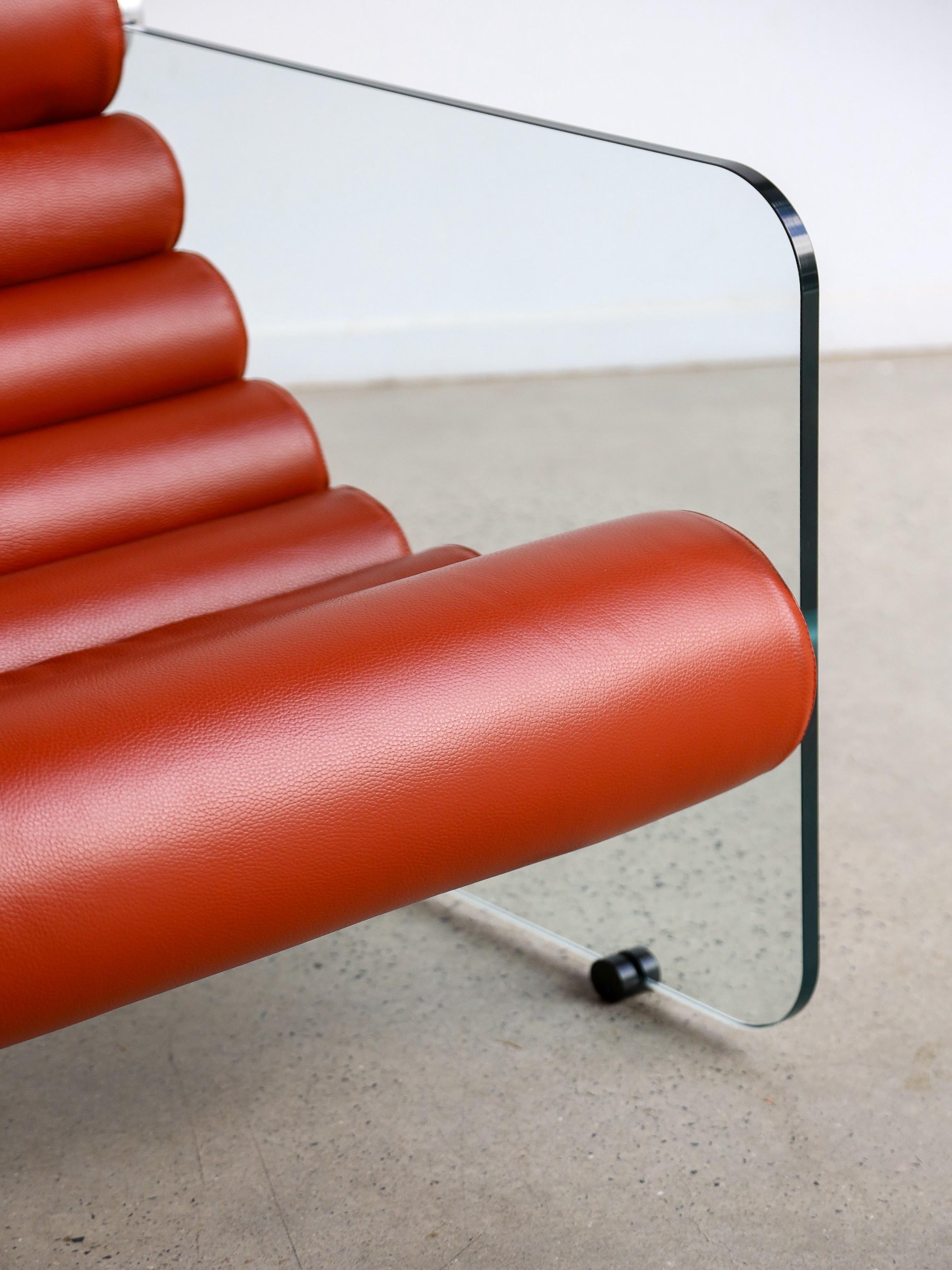 Hyaline Armchair by Fabio Lenci for Standing Italy 1970s For Sale 3