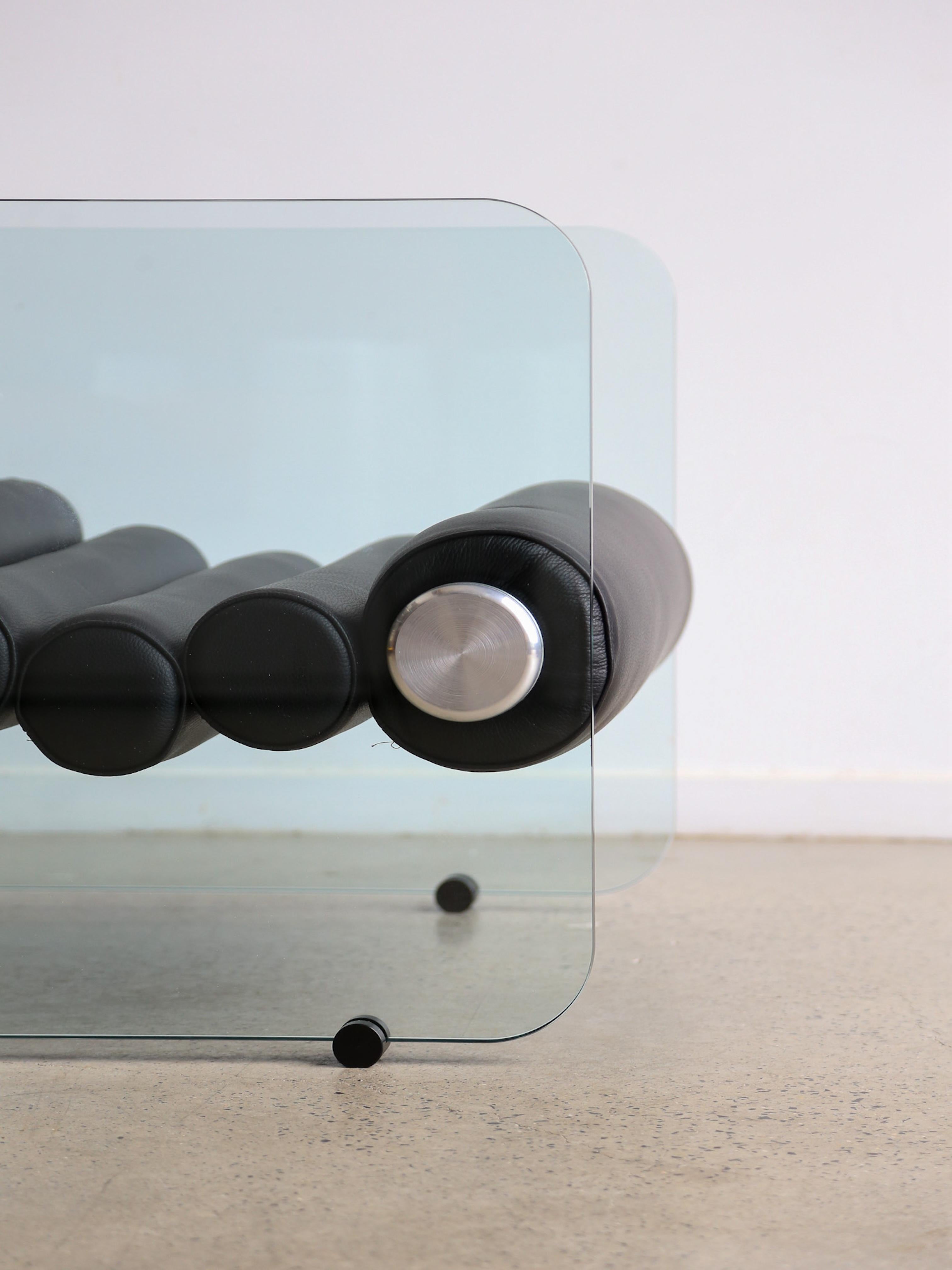 Space Age Hyaline Armchair by Fabio Lenci for Standing Italy 1970s