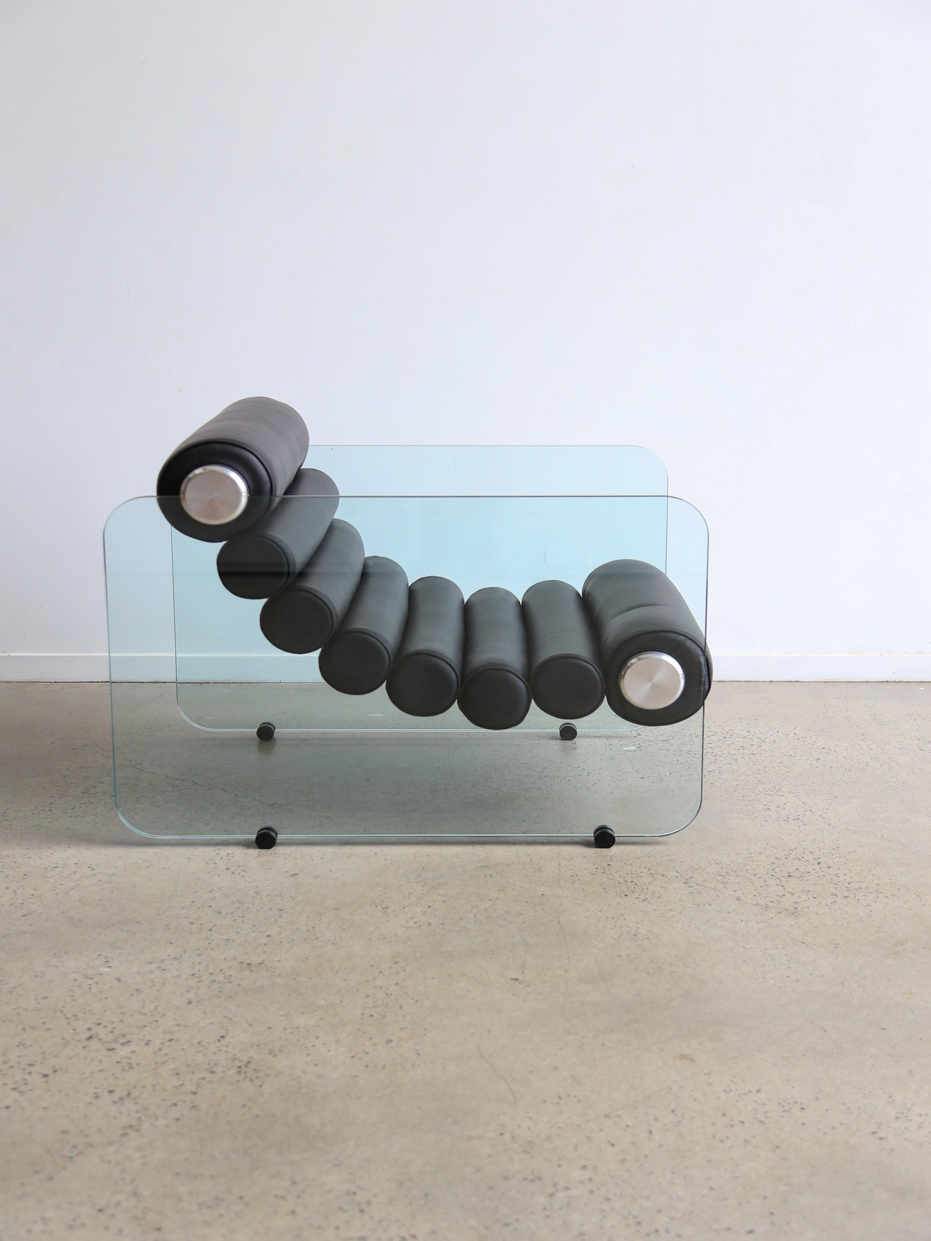 Hyaline Armchair by Fabio Lenci for Standing Italy 1970s In Excellent Condition In Byron Bay, NSW