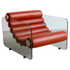 Hyaline Armchair by Fabio Lenci for Standing Italy 1970s