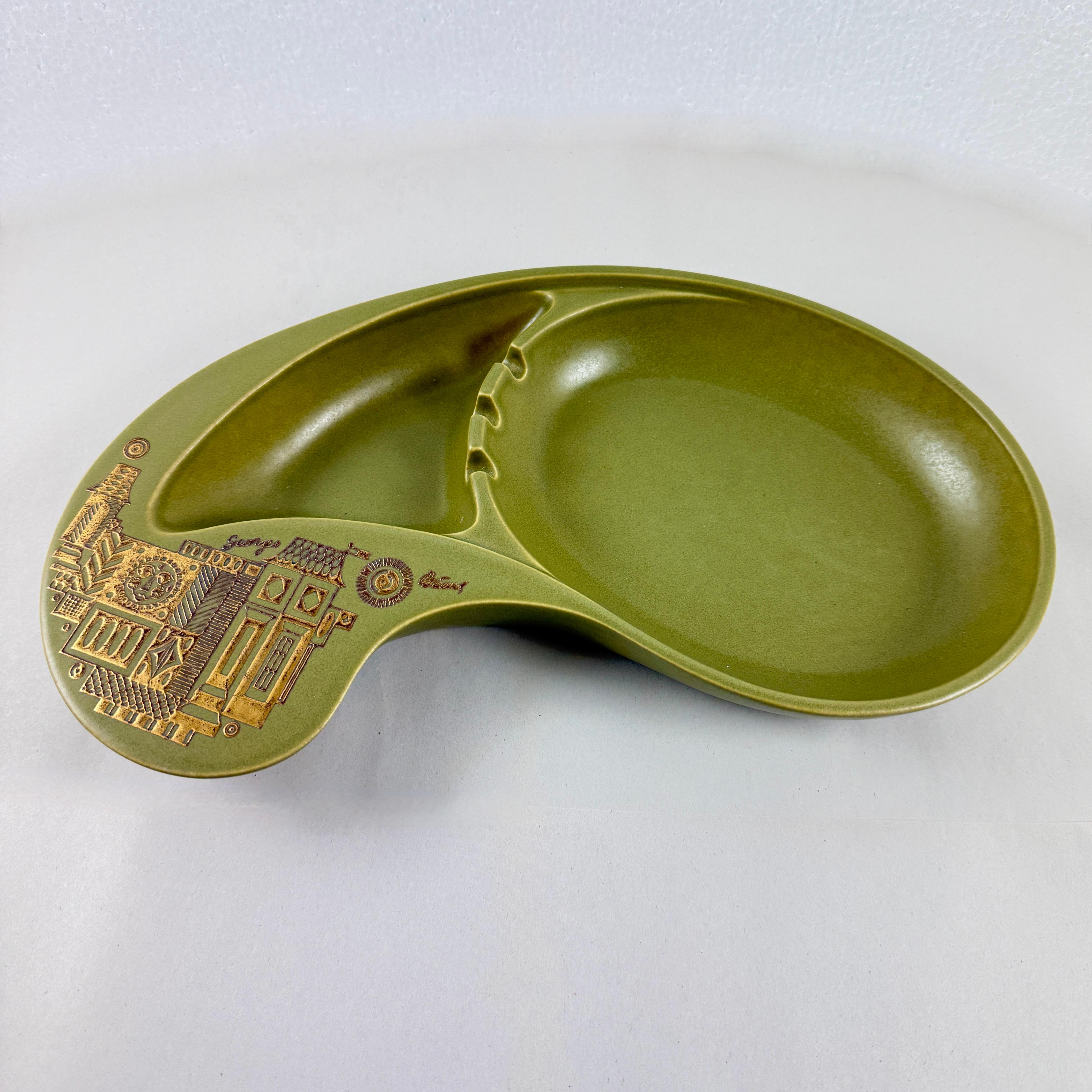 Américain Cendrier Briard en porcelaine Greene & Greene Greene, 1960s en vente