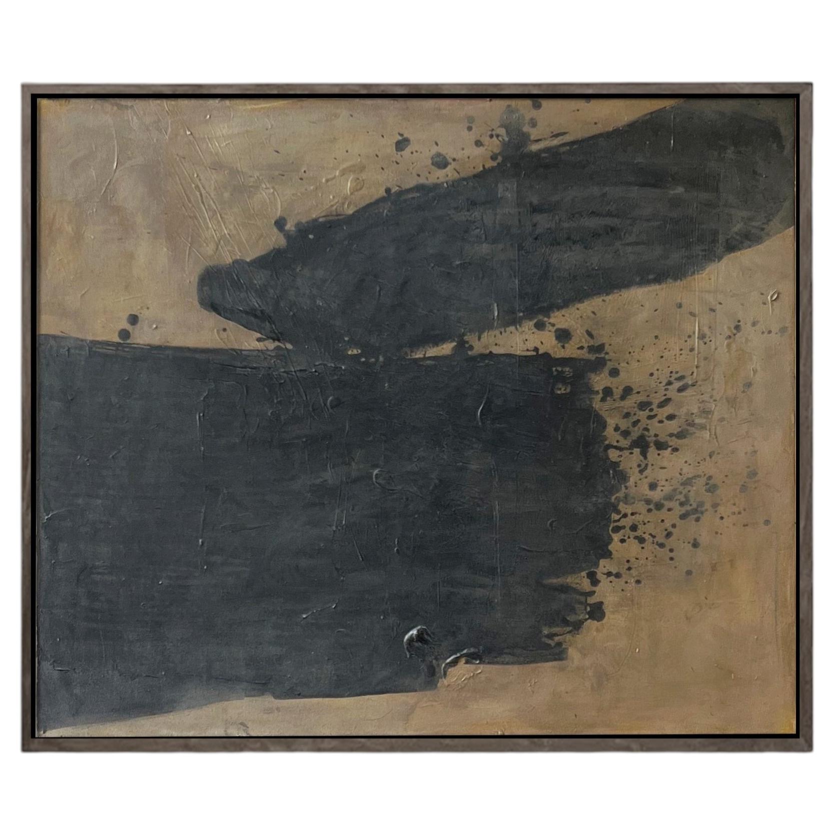 "Hyannis Port" abstract artwork by Nicolas Makelberge 33.86 x 28.74 in