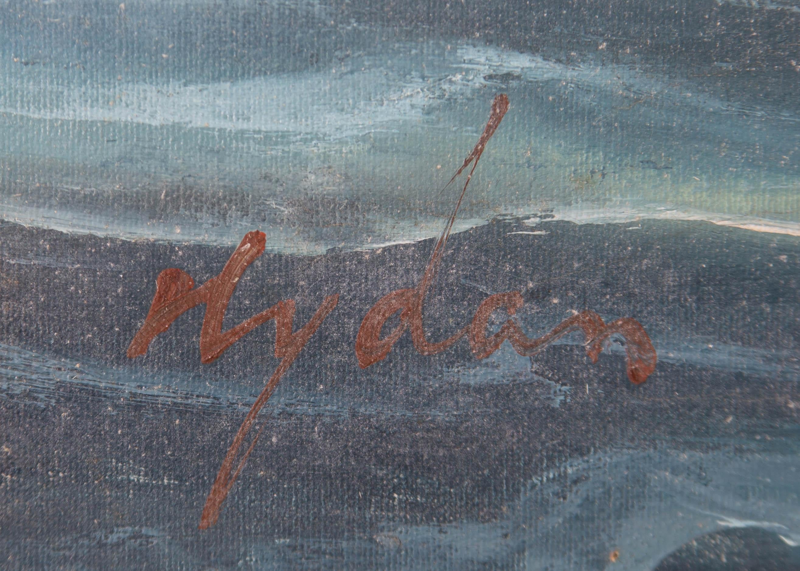 Hydan - Large 20th Century Oil, Fast Clipper 1