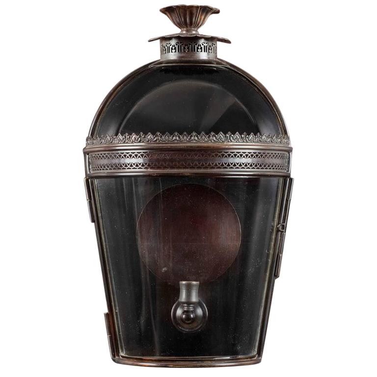 The Jamb Small Hyde Glazed Wall Lantern Sconce Lighting For Sale