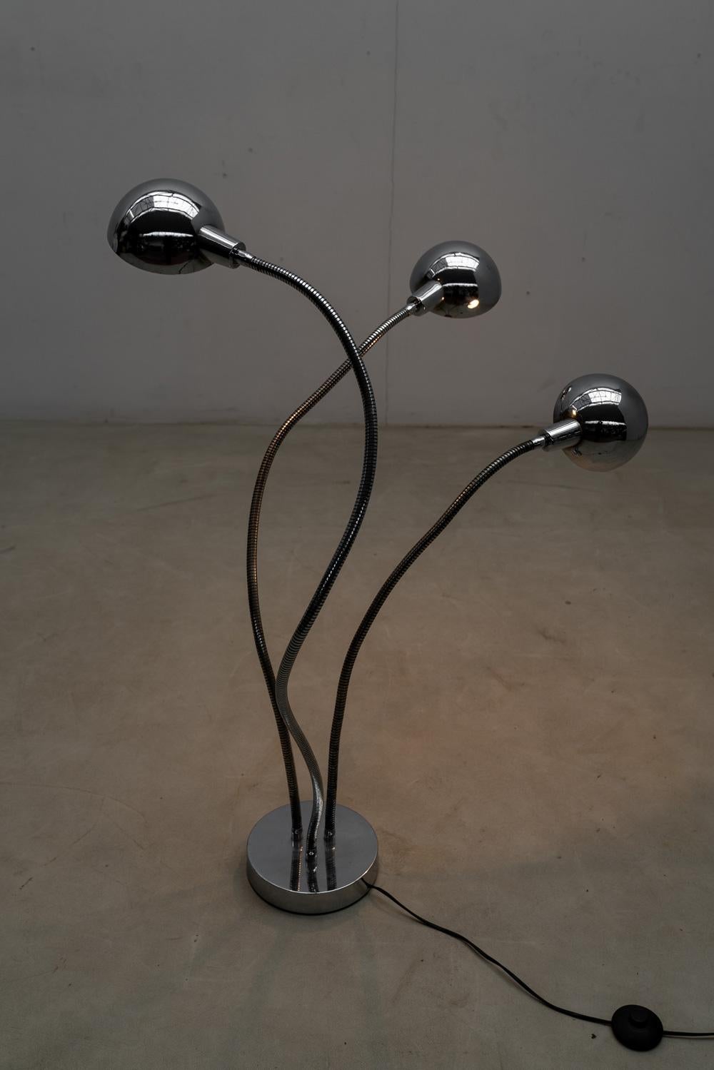Mid-Century Modern Hydra floor lamp by Pierre Folie
