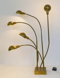 Lampada da terra "Hydra" di Pierre Folie Jacques Charpentier Edition, anni '70
