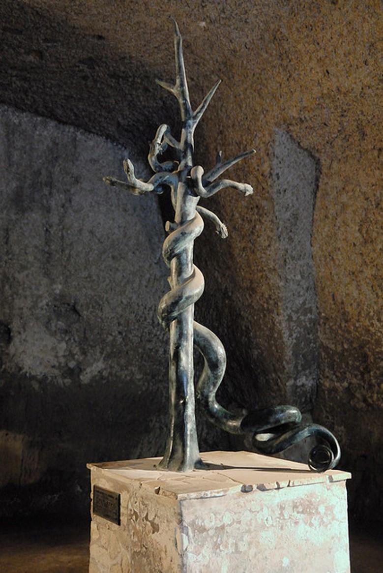 Plaster Hydra Fountain at Herculaneum Floor Lamp For Sale