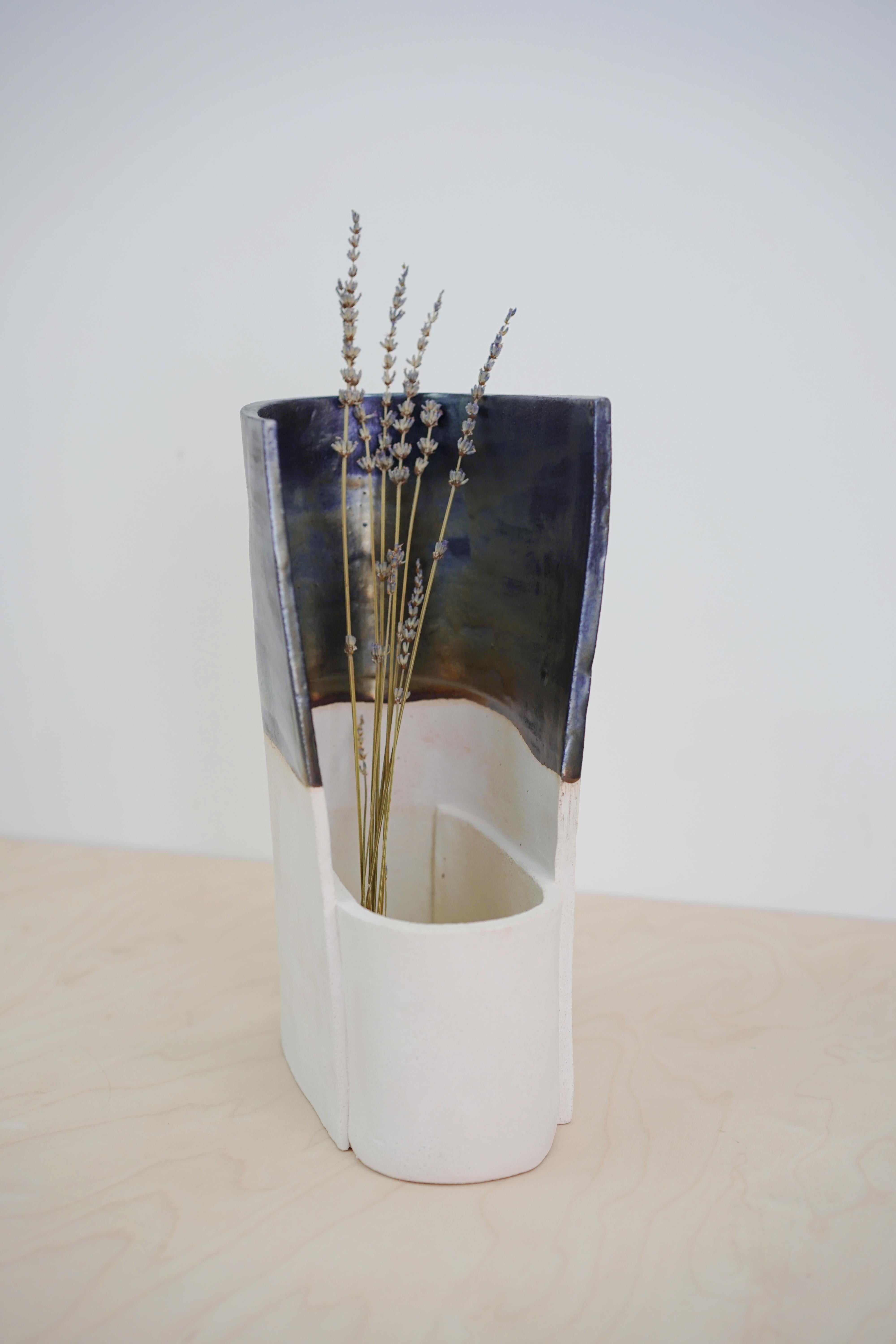 Glazed Hydra_doki_06 Vase by Emmanuelle Roule For Sale