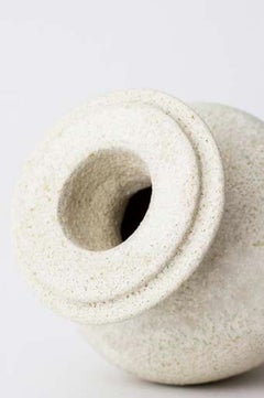 Hydria Hueso Stoneware Vase by Raquel Vidal and Pedro Paz