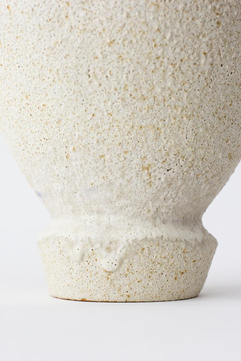 Spanish Hydria Hueso Stoneware Vase by Raquel Vidal and Pedro Paz For Sale
