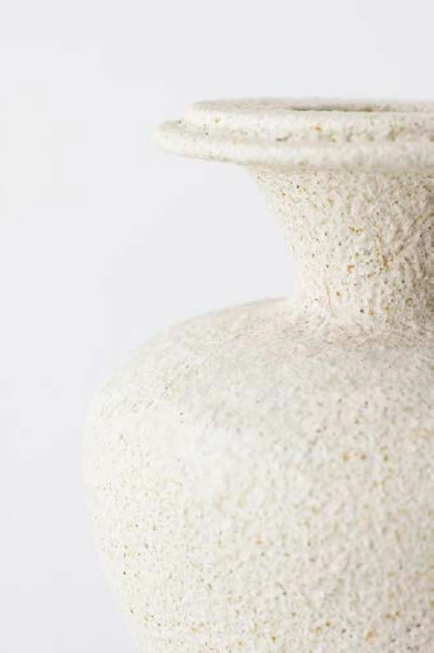 Spanish Hydria Hueso Stoneware Vase by Raquel Vidal and Pedro Paz
