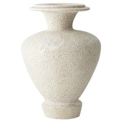 Hydria Hueso Stoneware Vase by Raquel Vidal and Pedro Paz