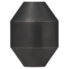  Vase Hydro H20 en laiton oxydé noir par Sofie Østerby pour Fredericia