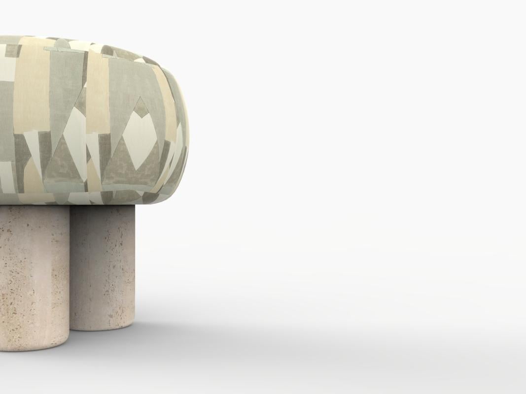 Hygge Puff Designed by Saccal Design House in Outdoor Kelly Wearstler - District Fabric Alabaster and Travertine

The Hygge Collection is inspired by contemporary architecture in Portugal, it speaks of its Romanesque past by honouring the antique