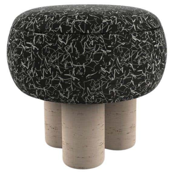 Hygge Puff Designed by Saccal Design House Scribble Monochrome ...