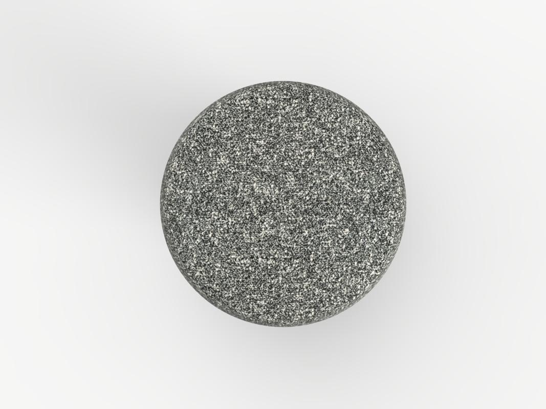 Contemporary Hygge Puff Designed by Saccal Design House Kvadrat Zero 0004 Travertine For Sale