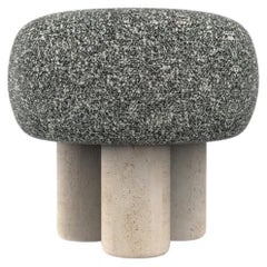 Puff Hygge Diseñado por Saccal Design House Kvadrat Zero 0004 Travertino