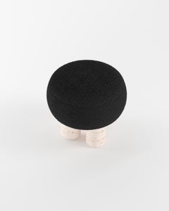 Hygge Stool Designed by Saccal Design House Boucle Black Travertino